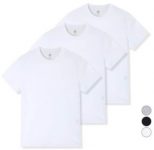 베이직하우스-남녀공용-순면라운드-반팔티-오리지널팩