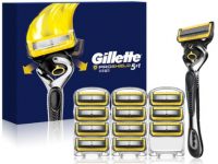 질레트-프로쉴드-옐로우-매뉴얼-면도기